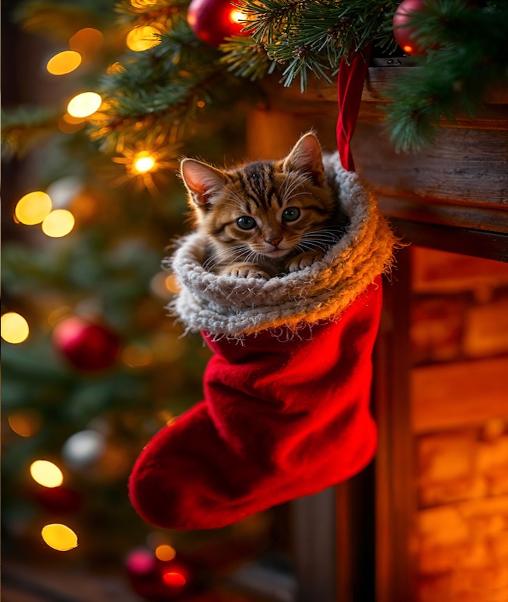 Votre chat et le sapin Noël, ce dernier est il dangereux pour votre félin